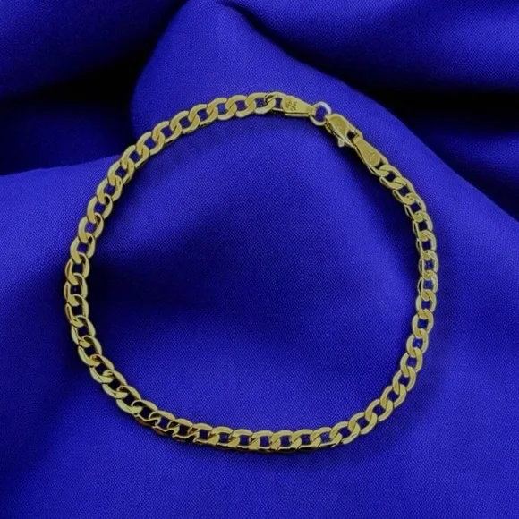 Gold Figaro Link Bracelet for Women - Picture 2 of 6